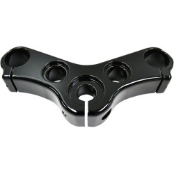 Clema superioară triplă pentru XL 1200 X / negru LA CHOPPERS LA-7433-05B Clema superioară triplă pentru XL 1200 X / negru LA CHOPPERS LA-7433-05B