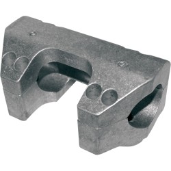 Set de cleme cu finisaj brut pentru ghidon de 1 1/2 Set de cleme cu finisaj brut pentru ghidon de 1 1/2