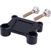 Adaptor negru pentru ghidon T-Bar pentru FLH LA CHOPPERS LA-7415-15B