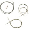 Set cabluri mini ape bar din oțel inoxidabil pentru non-ABS HD LA CHOPPERS LA-8005KT-08