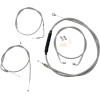 Set de cabluri cu lungime pentru BEACH AND BAGGER BARS din oțel inoxidabil HD LA CHOPPERS LA-8100KT-04