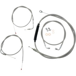 Set cabluri pentru MINI APE BAR din oțel inoxidabil HD LA CHOPPERS LA-8100KT-08 Set cabluri pentru MINI APE BAR din oțel inoxidabil HD LA CHOPPERS LA-8100KT-08