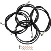 Set cabluri din nailon negru 15-17