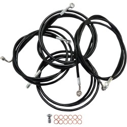 Set de cabluri din nailon negru 18-20 Set de cabluri din nailon negru 18-20