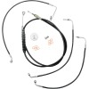 Set de cabluri și furtunuri de frână din vinil negru pentru ghidoane ape hangers de 15