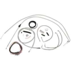 Set de cabluri și linii de frână din oțel inoxidabil lustruit pentru ghidoane ape hangers de 12