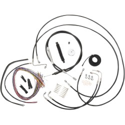 Set cabluri și furtunuri de frână vinil negru pentru ghidoane ape hanger de 12 Set cabluri și furtunuri de frână vinil negru pentru ghidoane ape hanger de 12