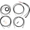 Set cabluri și linii de frână vinil negru pentru ghidoane ape hangers de 15 Set cabluri și linii de frână vinil negru pentru ghidoane ape hangers de 15