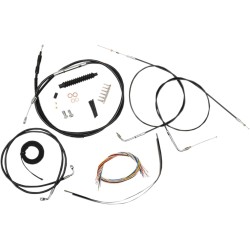 Set cabluri și furtunuri de frână din vinil negru pentru ghidoane ape hanger de 12 Set cabluri și furtunuri de frână din vinil negru pentru ghidoane ape hanger de 12
