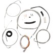 Set de cabluri și linii de frână din oțel inoxidabil lustruit pentru ghidoane ape hangers de 12 Set de cabluri și linii de frână din oțel inoxidabil lustruit pentru ghidoane ape hangers de 12