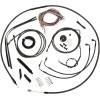 Set de cabluri și linii de frână midnight black pentru ghidon ape hangers de 12