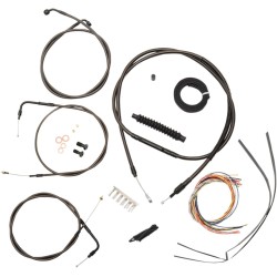 Set cabluri și furtunuri de frână midnight black pentru ghidoane ape hangers de 15