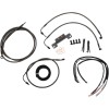 Set de cabluri și linii de frână midnight black pentru ghidon ape hangers de 12