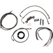 Set de cabluri și linii de frână midnight black pentru ghidon ape hangers de 12 Set de cabluri și linii de frână midnight black pentru ghidon ape hangers de 12