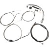 Set de cabluri și linii de frână midnight black pentru 12
