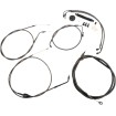 Set de cabluri și linii de frână midnight black pentru 12