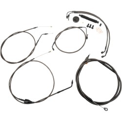 Set cabluri și furtunuri de frână midnight black pentru 18 Set cabluri și furtunuri de frână midnight black pentru 18