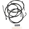 Set de cabluri și linii de frână midnight black pentru ghidoane ape hangers de 15