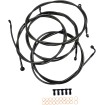 Set de cabluri și linii de frână midnight black pentru ghidoane ape hangers de 15 Set de cabluri și linii de frână midnight black pentru ghidoane ape hangers de 15
