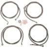 Cablu pentru ghidon/linii de frână și ambreiaj/seturi și componente din oțel inoxidabil/naturale LA CHOPPERS LA-8054KT-16