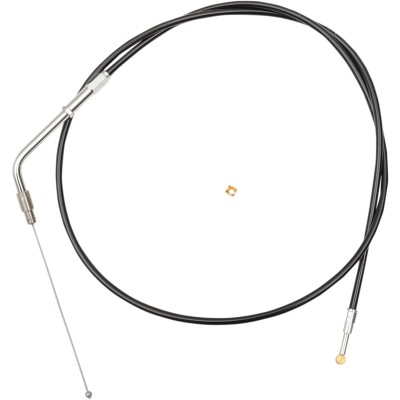 Cablu de accelerație din vinil negru pentru ghidoane ape hangers de 12 Cablu de accelerație din vinil negru pentru ghidoane ape hangers de 12
