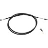Cablu de ambreiaj CVO din vinil negru pentru mini apes / lungime standard LA CHOPPERS LA-8049C08B