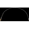 Cablu de ambreiaj - mânere standard Ape Hanger - vinil negru LA CHOPPERS LA-8059C08B