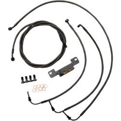 Set standard midnight cu cablu împletit/furtun de frână pentru ghidon pentru 18 Set standard midnight cu cablu împletit/furtun de frână pentru ghidon pentru 18