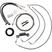 Set cablu/instalație electrică/furtun de frână din oțel inoxidabil împletit pentru ghidon de 15 Set cablu/instalație electrică/furtun de frână din oțel inoxidabil împletit pentru ghidon de 15