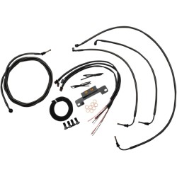 Set cabluri împletite Midnight pentru ghidon/cablaj/furtun de frână pentru 18 Set cabluri împletite Midnight pentru ghidon/cablaj/furtun de frână pentru 18