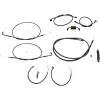 Set cabluri pentru 12-14 ape hangers midnight series black LA CHOPPERS LA-8231KT2-13M