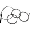 Set pentru ghidon/conductă de frână - complet - ghidoane standard - oțel inoxidabil LA CHOPPERS LA-8059KT2-08