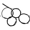 Set de cabluri/linii de frână pentru ghidon - complet - ghidoane standard - vinil negru LA CHOPPERS LA-8059KT2-08B Set de cabluri/linii de frână pentru ghidon - complet - ghidoane standard - vinil negru LA CHOPPERS LA-8059KT2-08B thumb