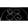 Set cabluri - mânere standard - negru LA CHOPPERS LA-8059KT3-08B