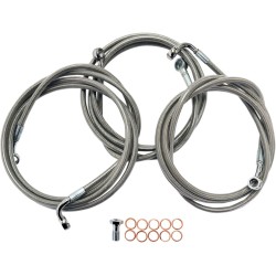 Furtunuri de frână din oțel inoxidabil pentru modele APE BARS ABS de 12-14 Furtunuri de frână din oțel inoxidabil pentru modele APE BARS ABS de 12-14