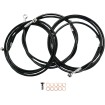 Furtunuri de frână negre pentru modele APE BARS ABS de 15-17 Furtunuri de frână negre pentru modele APE BARS ABS de 15-17