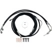 Furtunuri de frână negre pentru modele APE BARS ABS de 15-17 Furtunuri de frână negre pentru modele APE BARS ABS de 15-17