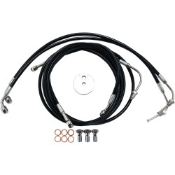 Furtunuri de frână negre pentru modele APE BARS ABS de 15-17 Furtunuri de frână negre pentru modele APE BARS ABS de 15-17