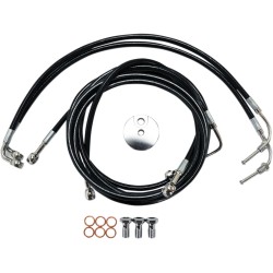 Furtunuri de frână negre pentru modele APE BARS ABS de 15-17 Furtunuri de frână negre pentru modele APE BARS ABS de 15-17