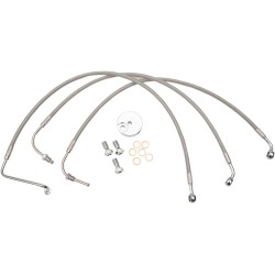 Furtun de frână din oțel inoxidabil pentru ghidoane ape hangers de 18 Furtun de frână din oțel inoxidabil pentru ghidoane ape hangers de 18