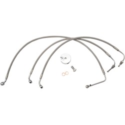 Furtun de frână din oțel inoxidabil pentru ghidoane ape hangers de 18 Furtun de frână din oțel inoxidabil pentru ghidoane ape hangers de 18