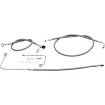 Set cabluri pentru ghidon/furtun frână și ambreiaj/seturi de cabluri și componente / oțel inoxidabil / natural LA CHOPPERS LA-8151B13 thumb
