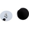 Capace pentru oglinzi negru lucios SG 23+ LA CHOPPERS LA-9001-02B