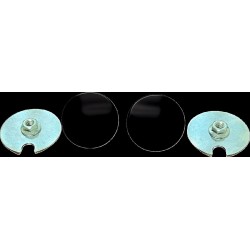 Capace oglinzi negru mat SG 23+ LA CHOPPERS LA-9001-02M