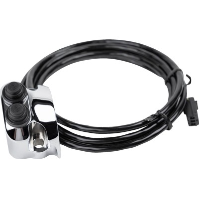 Control montat pe ghidon, cu conector DEUTSCH cromat LEGEND SUSPENSIONS 0616-0207 Control montat pe ghidon, cu conector DEUTSCH cromat LEGEND SUSPENSIONS 0616-0207