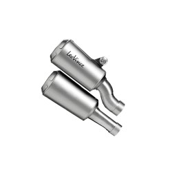 Lv-10 dual slip-on muffler stainless steel ECE ALTELE 15271 Lv-10 dual slip-on muffler stainless steel ECE ALTELE 15271
