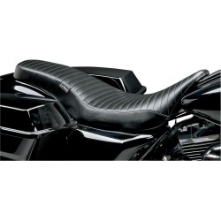 Șa COBRA cu lungime completă, neagră cu pliuri LE PERA LK-079PT Șa COBRA cu lungime completă, neagră cu pliuri LE PERA LK-079PT