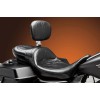 Șa MAVERICK DADDY LONG LEGS cu spătar pentru șofer negru LE PERA LK-957DLBR