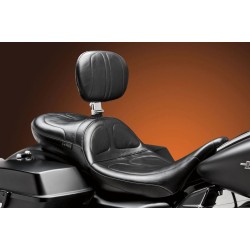 Șa MAVERICK DADDY LONG LEGS cu spătar pentru șofer negru LE PERA LK-957DLBR Șa MAVERICK DADDY LONG LEGS cu spătar pentru șofer negru LE PERA LK-957DLBR