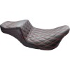 Șa Tailwhip - dublu romboidală cu ață roșie LE PERA LK-587DD-RED